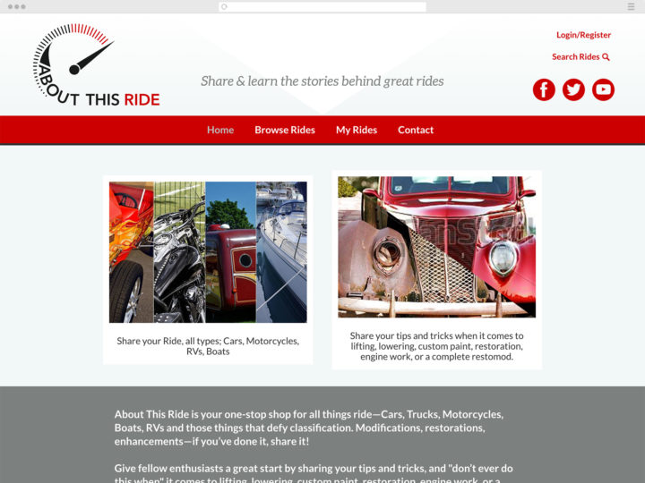 About This Ride website