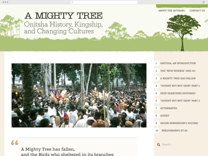 A Mighty Tree website