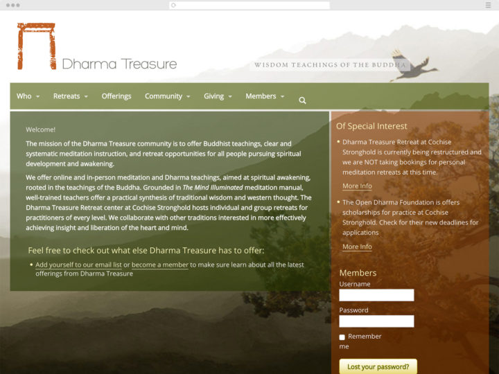 Dharma Treasure website