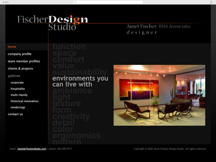 J Fischer Design website