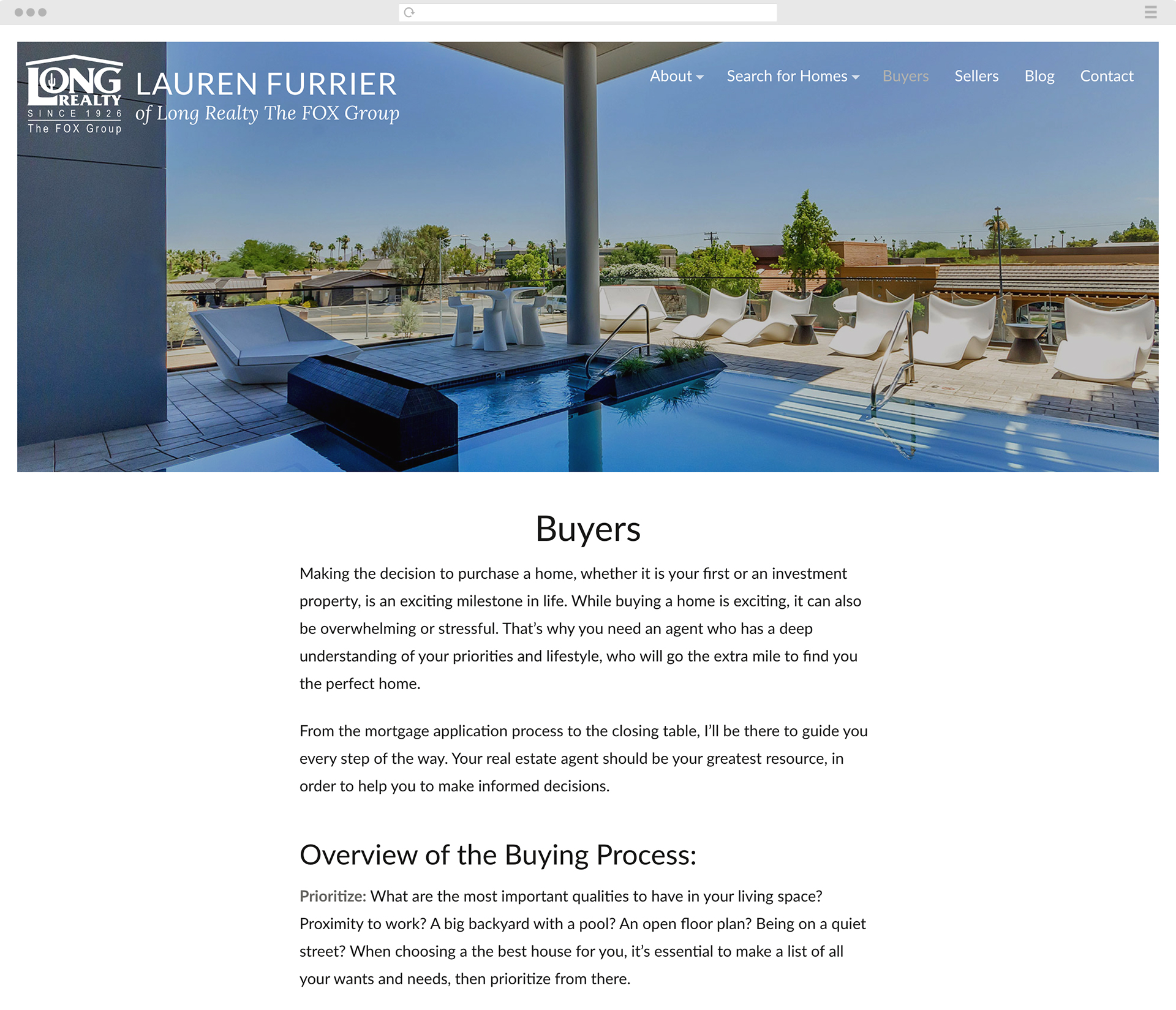 Lauren Furrier realty website