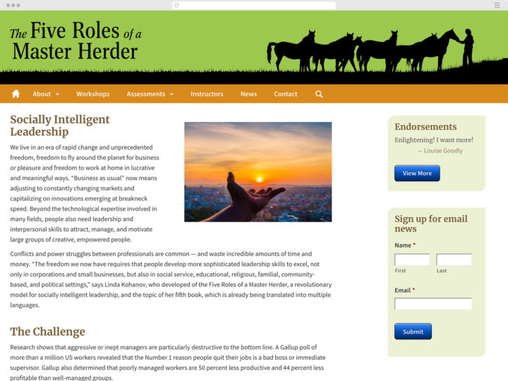 Master Herder website